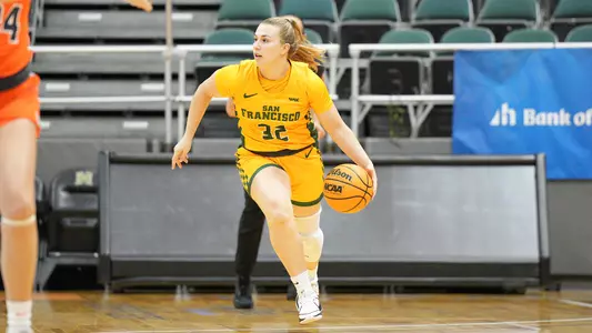 Cami Fulcher dribbing