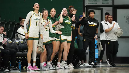 WBB Team Bench vs BYU