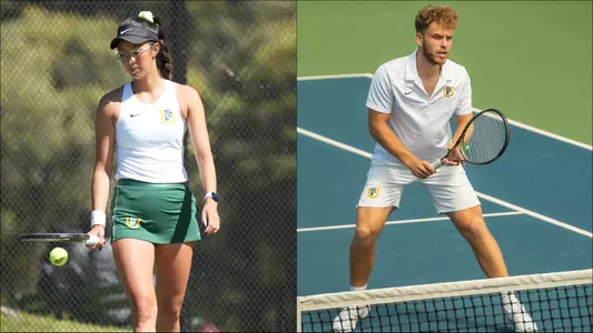 Tennis Mens' and Women's Action Photos