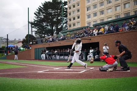 5/19/19: USF BSB vs CSUN (Game 3) at Benedetti Diamond in San Francisco, CA. Image by Chris M. Leung for USF Dons Athletics.