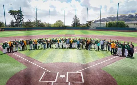 5/19/19: USF BSB vs CSUN (Senior Game) at Benedetti Diamond in San Francisco, CA. Image by Chris M. Leung for USF Dons Athletics.