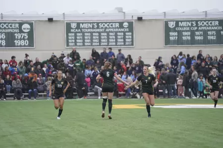 8/25/22: USF WSOC vs Stanford at Negoesco Stadium in San Francisco, CA. Image by Chris M. Leung for USF Dons Athletics