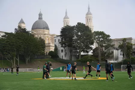 8/25/22: USF MSOC vs Northern Illinois at Negoesco Stadium in San Francisco, CA. Image by Chris M. Leung.