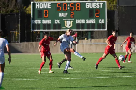 8/10/22: USF WSOC vs Chinese National Team at Negoesco Stadium in San Francisco, CA. Image by Chris M. Leung for USF Dons Athletics