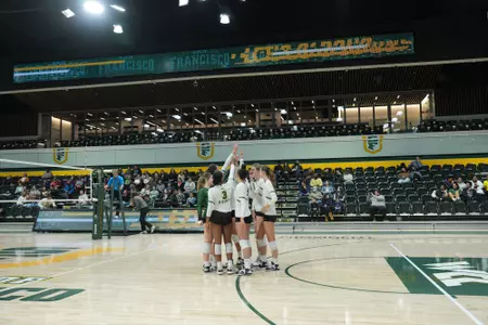 11/22/22: USF WVB vs Pacific at War Memorial Gym in San Francisco, CA. Image by Chris M. Leung for USF Dons Athletics