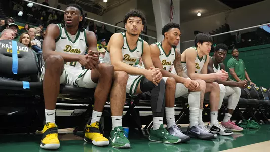 MBB Starting Lineup vs. LMU Jan. 2024