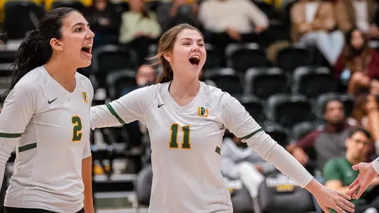 Abby Wadas celebrating a points vs. Portland