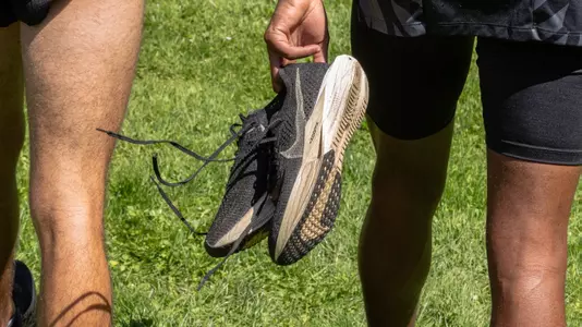 XC shoes action shot