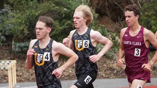 Skovron and Preddy running
