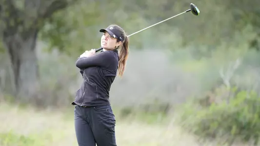 Hannah Zeman drive at Juli Inkster