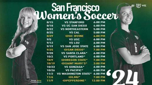 WSOC Schedule Fall 2024