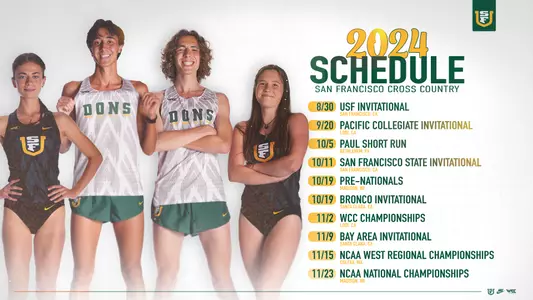2024 Cross Country Schedule Graphic