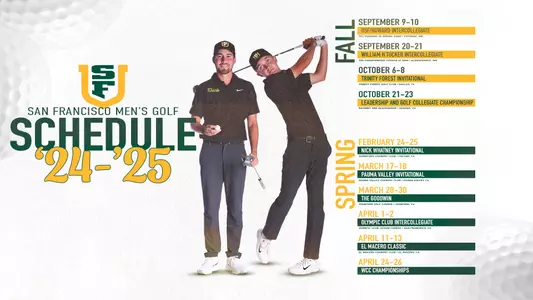 MGOLF Schedule 2024-25