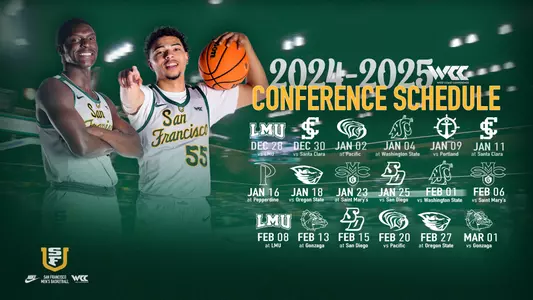 MBB 2024-25 WCC Schedule Graphic