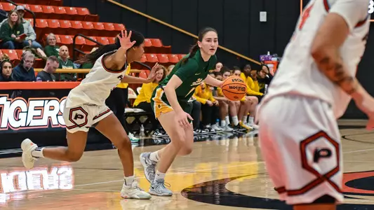 Angeliki Ziaka dribbling vs. Pacific