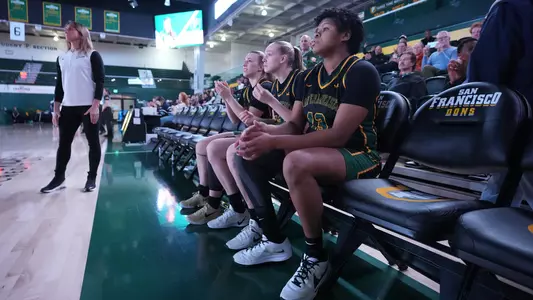 WBB pregame starting lineups