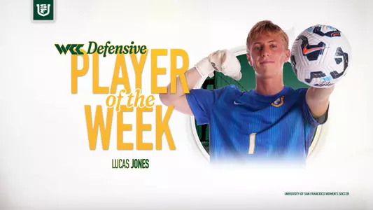 Lucas Jones Defensive Player of the Week November 10, 2025