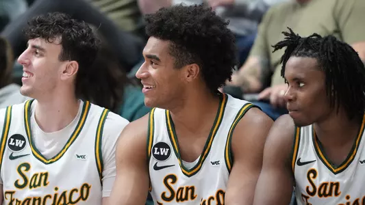 David Fuchs Smiling vs. UC Santa Cruz November 2025