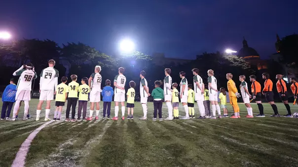 MSOC Pregame Lineup vs. Gonzaga October 2025