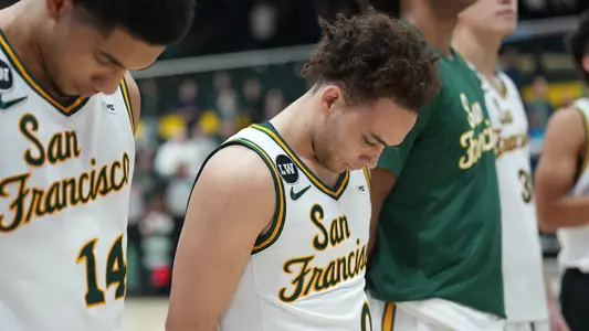 Ryan Beasley National Anthem Pregame Lineup vs. UC Santa Cruz November 2025