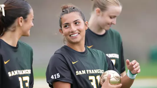 Konstantina Konidaris Smiling Pregame vs. Dartmouth September 2025