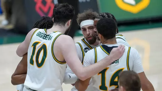 Men's Basketball Huddle vs. North Alabama December 2025