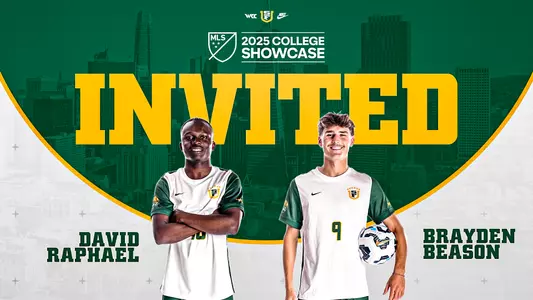 Men's Soccer David Raphael + Brayden Beason 2025 MLS Showcase Invitation