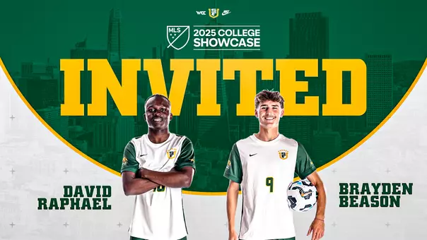 Men's Soccer David Raphael + Brayden Beason 2025 MLS Showcase Invitation