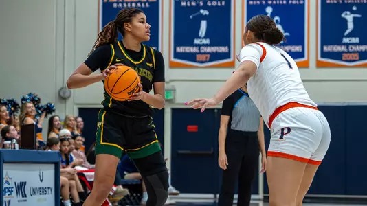 Emma Trawally Porta with the ball at Pepperdine