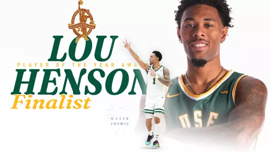 Lou Henson Award Finalist Malik Thomas