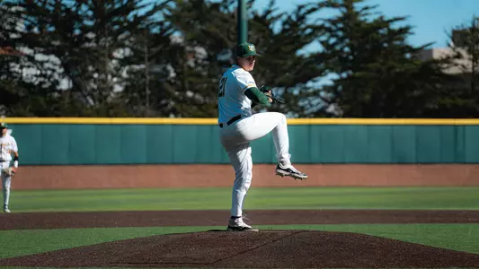 Lance Santerre pitching vs. Central Michigan