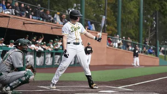 Tyler Harries batting vs. Sac State