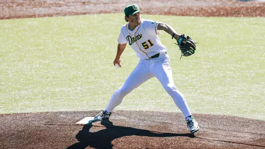 Tyler Prystajko pitching vs. Cal