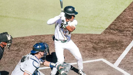 Tyvon Moore batting vs. Cal