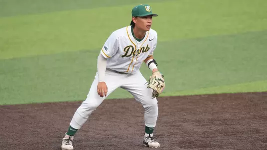 Kody Watanabe at third base vs. SMC