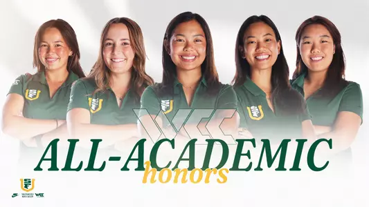 2025 WCC WGOLF All-Academic Graphic