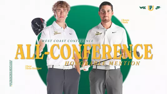 WCC Men's Golf All-Conference Awards 2025
