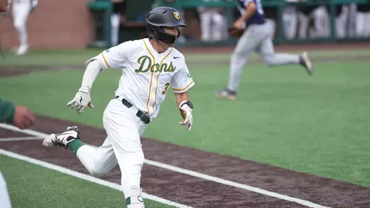 Kody Watanabe rounding first vs. SMC