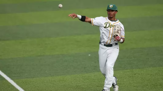 Jordan Lewis throwing warm up tosses vs. SMC