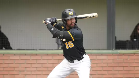 Kenny DeCelle batting vs. Pepperdine
