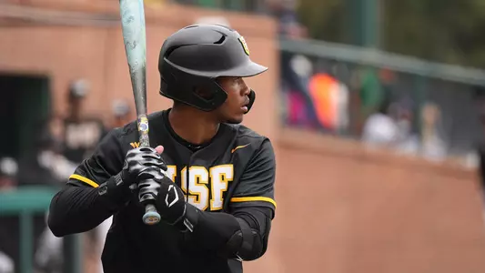 Jordan Lewis batting vs. Pepperdine