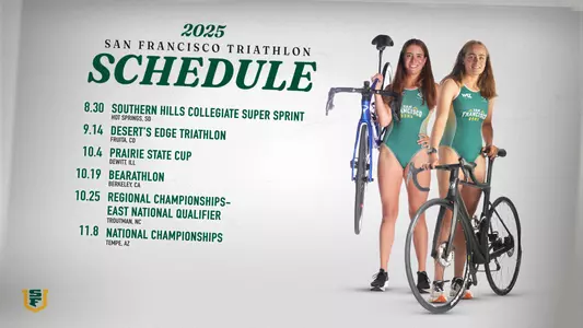 University of Triathlon Schedule 2025