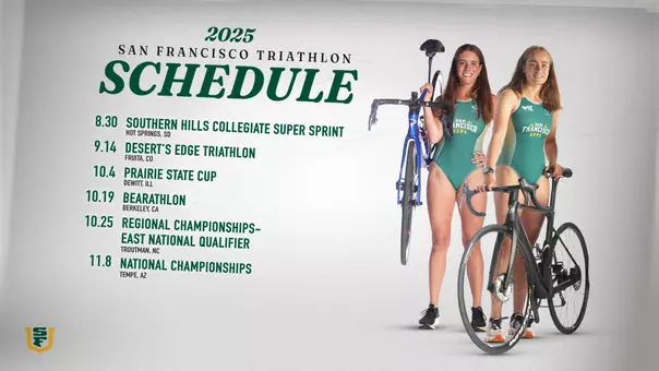 University of Triathlon Schedule 2025