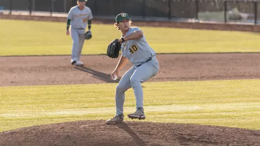 Gabriel Barrett pitching at SJSU 2026