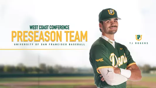 TJ Rogers All-WCC Preseason Team Graphic