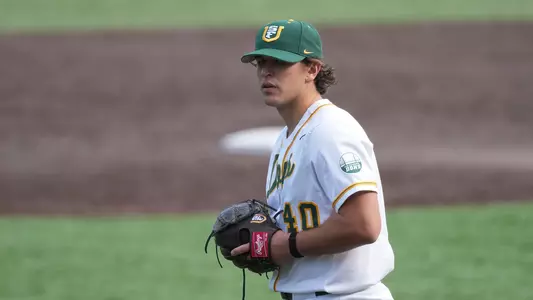 Gabriel Barrett pitching vs. WIU 2026
