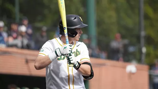 Tyler Harries batting vs. CBU 2026