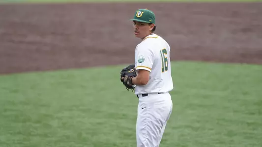 Adrian Valdez on the mound vs. WIU 2026