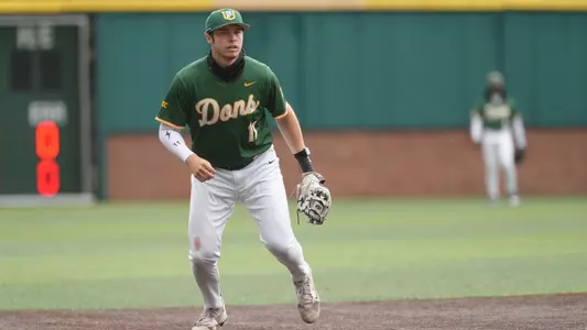 Tyler Harries at third base vs. San Diego 2026