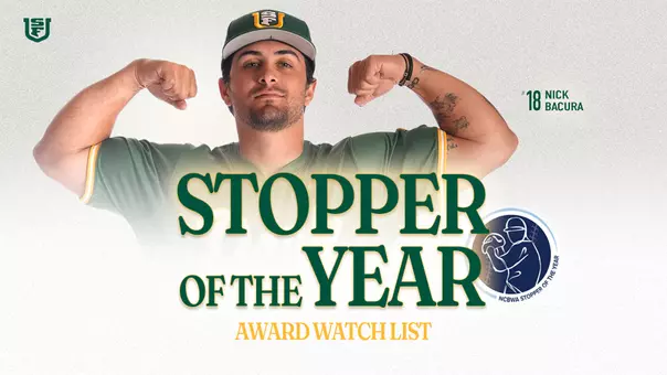Nick Bacura NCBWA Stopper of the Year Watch List Graphic